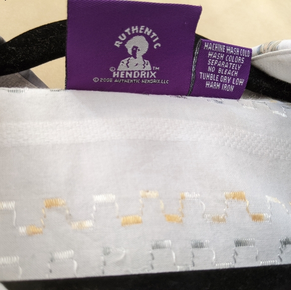 Jimi Hendrix Experience embroidered button up w/ signature. Highly detailed - Picture 3 of 15